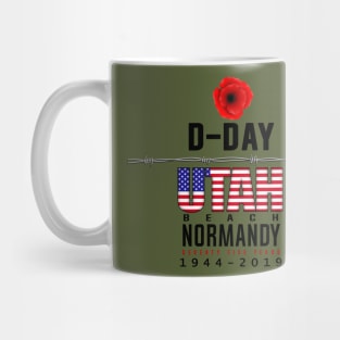 D Day Utah Beach Anniversary Mug